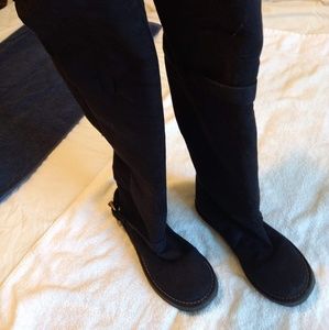 Stella McCartney Over The Knee Warm Black Boots